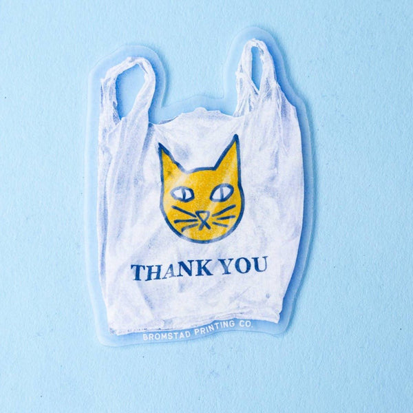 Convenience Store Bag Cat Sticker - DIGS