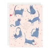 Cool Cats Old Birthday Card - DIGS
