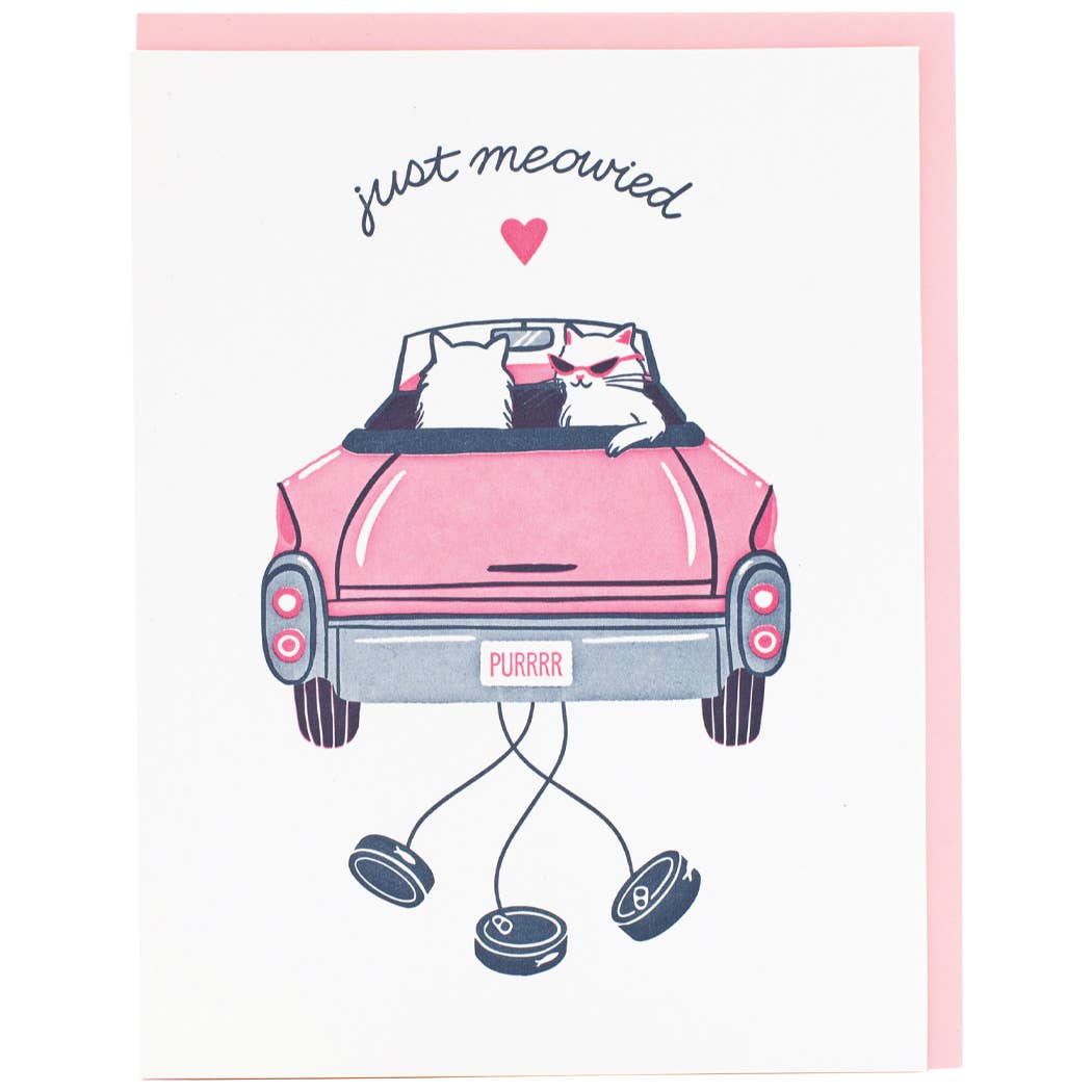 Cool Cats Wedding Card - DIGS