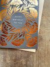 Copper Foil Birthday Card - DIGS