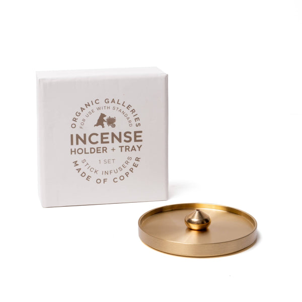 Copper Incense Holder + Tray Set - DIGS