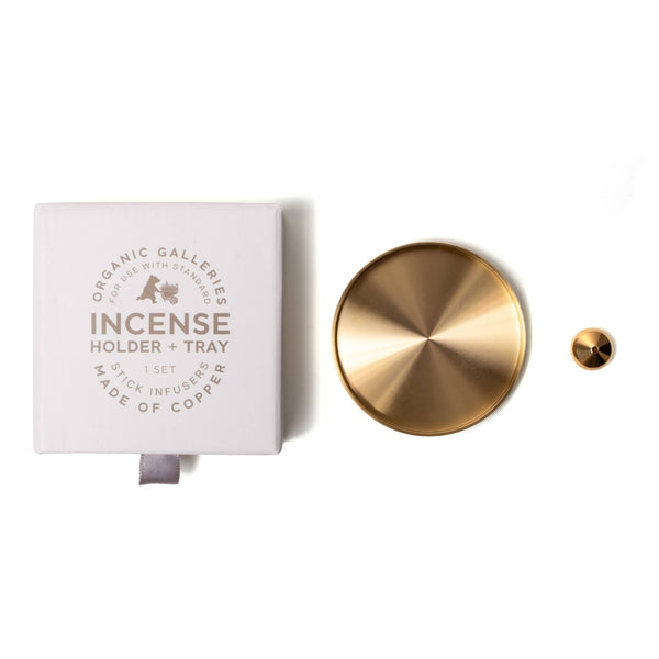 Copper Incense Holder + Tray Set - DIGS