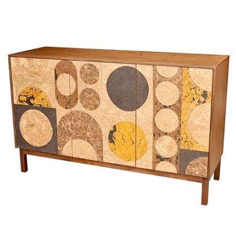 Cork Mosaic Circles Sideboard - DIGS