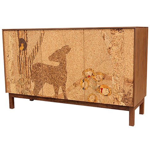 Cork Mosaic Forest Sideboard - DIGS