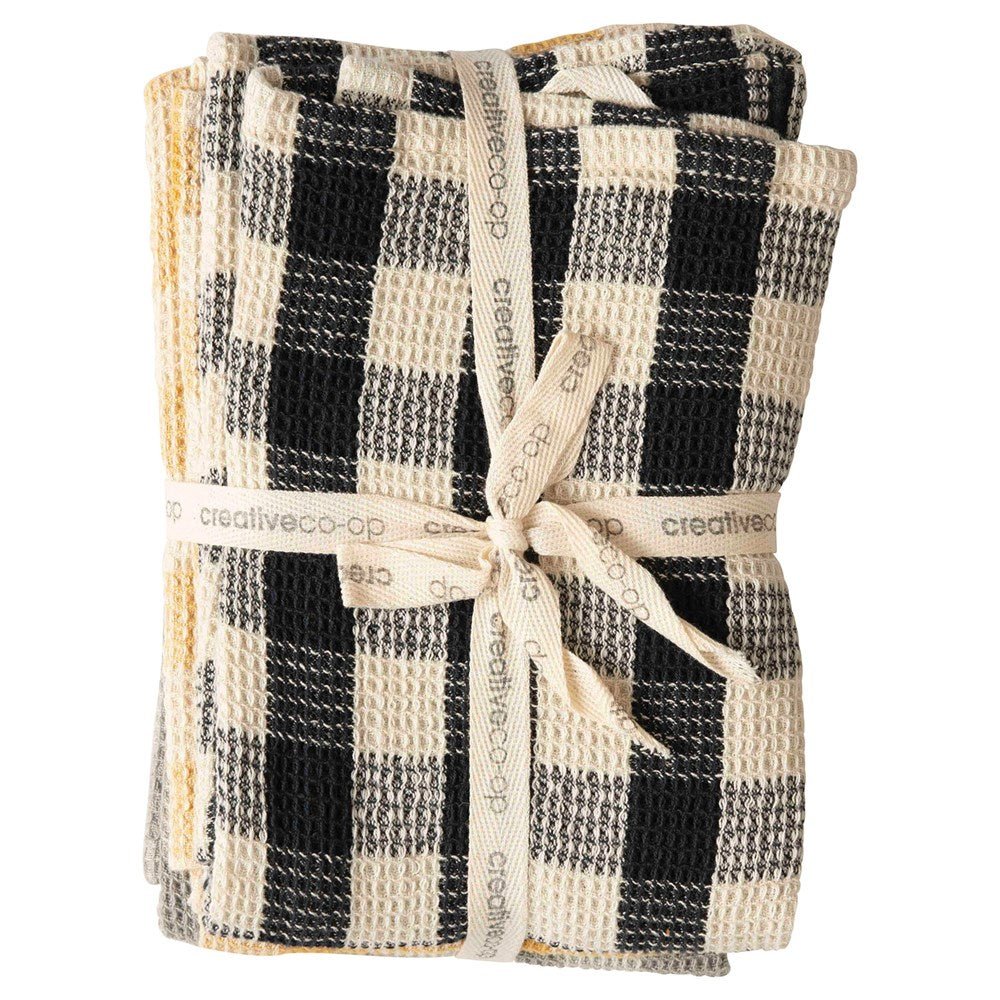 Cotton Check Kitchen Towels - DIGS