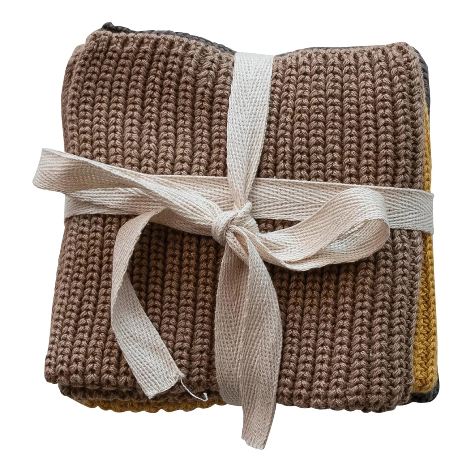 Cotton Knit Dish Cloths w/ Loop - DIGS