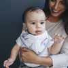 Cotton Muslin Bandana Bib Set of 2: Narwhals - DIGS