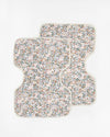 Cotton Muslin Burp Cloth 2 Pack: Pressed Petals - DIGS