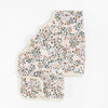 Cotton Muslin Burp Cloth 2 Pack: Pressed Petals - DIGS
