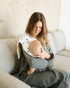 Cotton Muslin Burp Cloth 2 Pack: Swallows + Wheat - DIGS