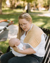 Cotton Muslin Burp Cloth 2 Pack: Swallows + Wheat - DIGS
