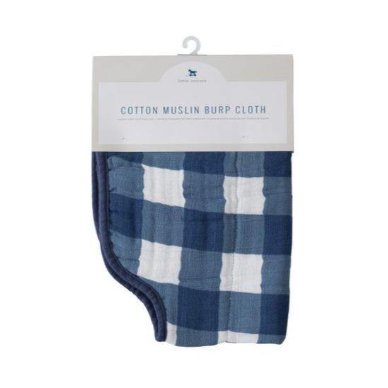 Cotton Muslin Burp Cloth: Jack Plaid - DIGS