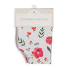 Cotton Muslin Burp Cloth: Summer Poppy - DIGS