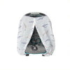 Cotton Muslin Car Seat Canopy: Narwhals - DIGS