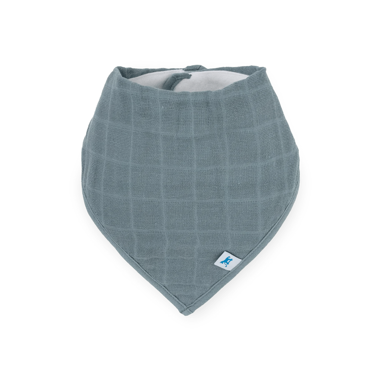 Cotton Muslin Fleece Bandana Bibs: Mauve Stripe - DIGS