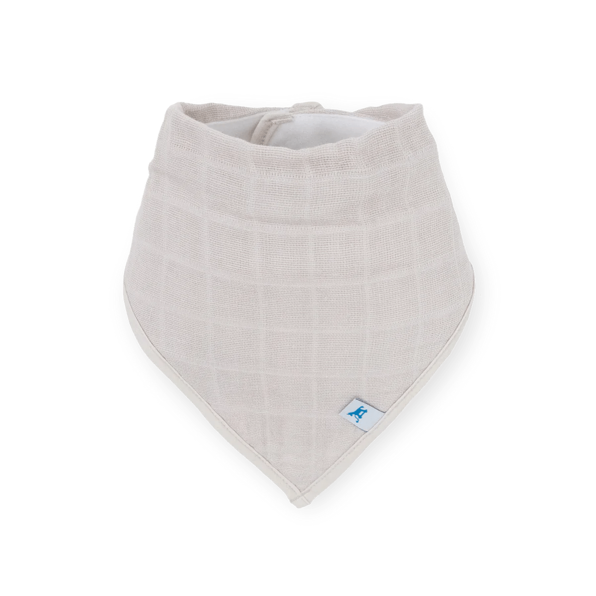 Cotton Muslin Fleece Bandana Bibs: Mauve Stripe - DIGS