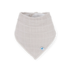 Cotton Muslin Fleece Bandana Bibs: Mauve Stripe - DIGS