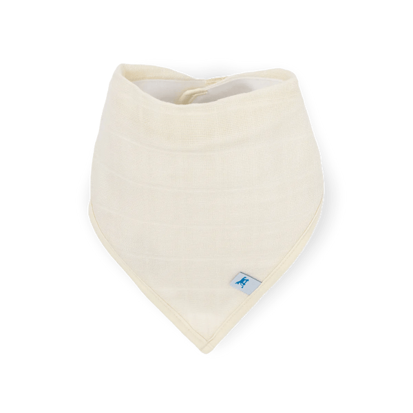 Cotton Muslin Fleece Bandana Bibs: Vintage Floral - DIGS