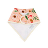 Cotton Muslin Fleece Bandana Bibs: Vintage Floral - DIGS