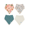 Cotton Muslin Fleece Bandana Bibs: Vintage Floral - DIGS