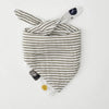 Cotton Muslin Reversible Bandana Bib: Planetary - DIGS