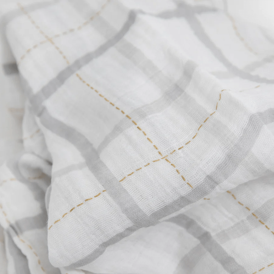 Cotton Muslin Swaddle 3 Pack: Garden Bees - DIGS