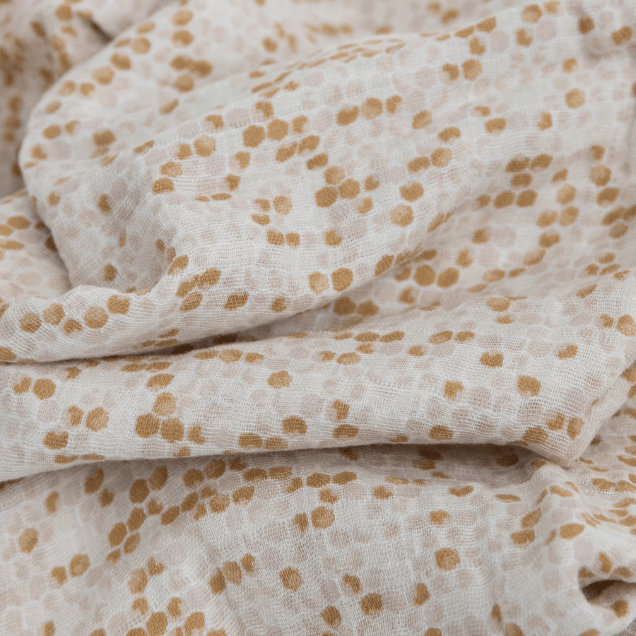 Cotton Muslin Swaddle 3 Pack: Garden Bees - DIGS