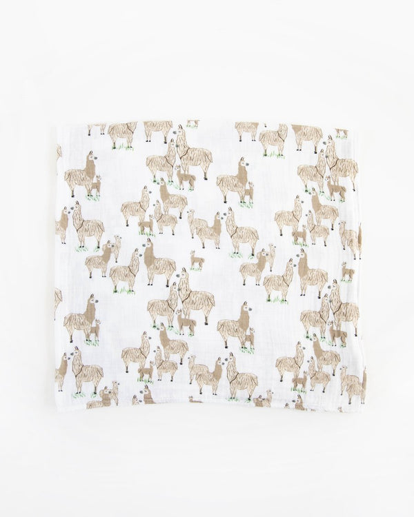 Cotton Muslin Swaddle 3 Pack: Llama Llama - DIGS