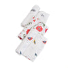 Cotton Muslin Swaddle 3 Pack: Summer Poppy - DIGS