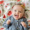 Cotton Muslin Swaddle 3 Pack: Summer Poppy 2 - DIGS