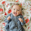 Cotton Muslin Swaddle 3 Pack: Summer Poppy - DIGS