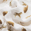 Cotton Muslin Swaddle: Animal Crackers - DIGS