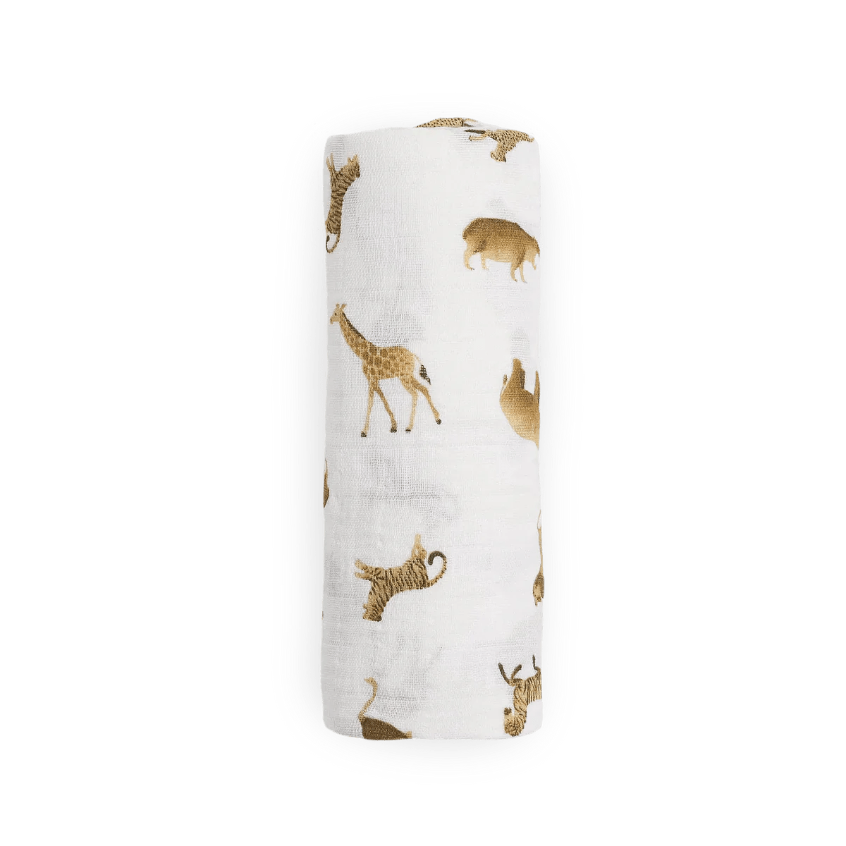 Cotton Muslin Swaddle: Animal Crackers - DIGS