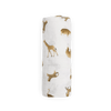 Cotton Muslin Swaddle: Animal Crackers - DIGS