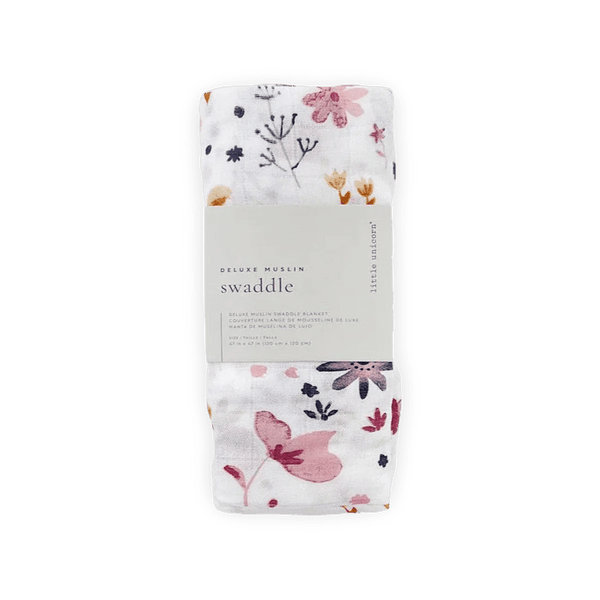 Cotton Muslin Swaddle: Fairy Gardens - DIGS