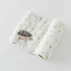 Cotton Muslin Swaddle: Hedgehog - DIGS