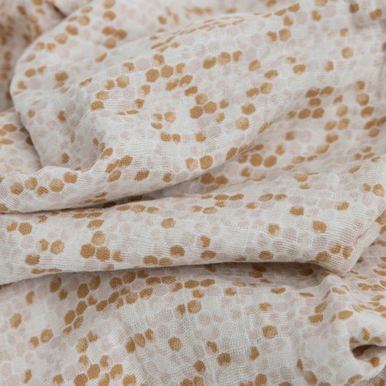 Cotton Muslin Swaddle: Honeycomb - DIGS