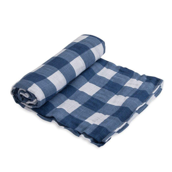 Cotton Muslin Swaddle: Jack Plaid - DIGS