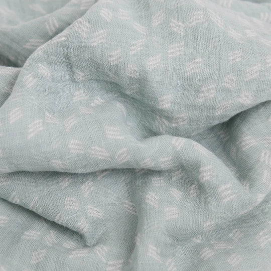 Cotton Muslin Swaddle: Misty Field - DIGS