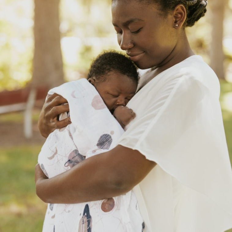 Cotton Muslin Swaddle: Planetary - DIGS