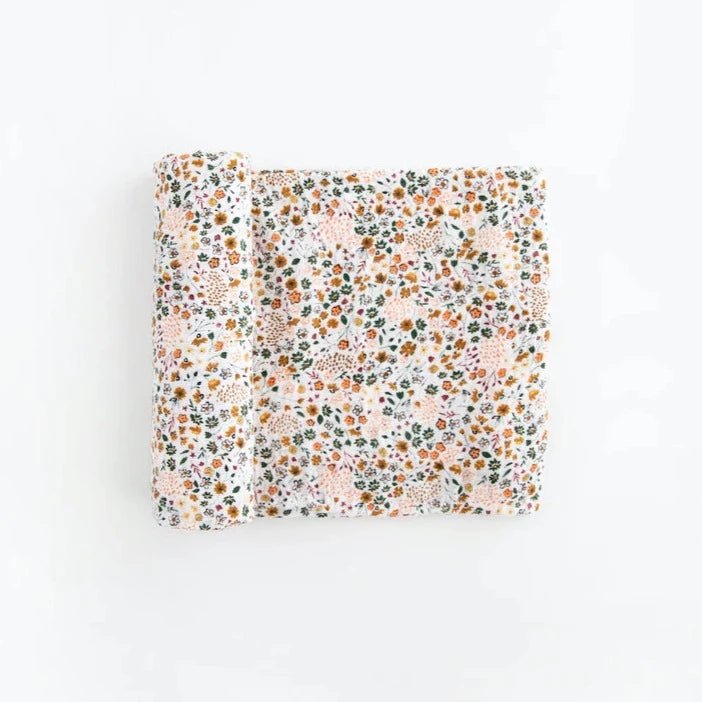 Cotton Muslin Swaddle: Pressed Petal - DIGS