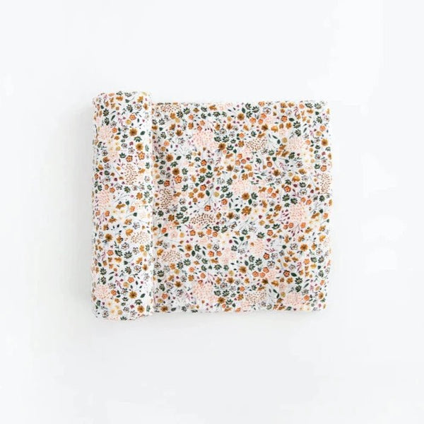 Cotton Muslin Swaddle: Pressed Petal - DIGS