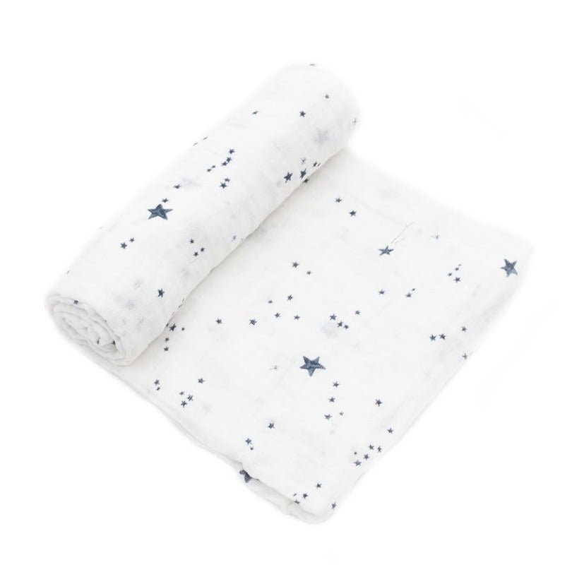 Cotton Muslin Swaddle: Shooting Stars - DIGS