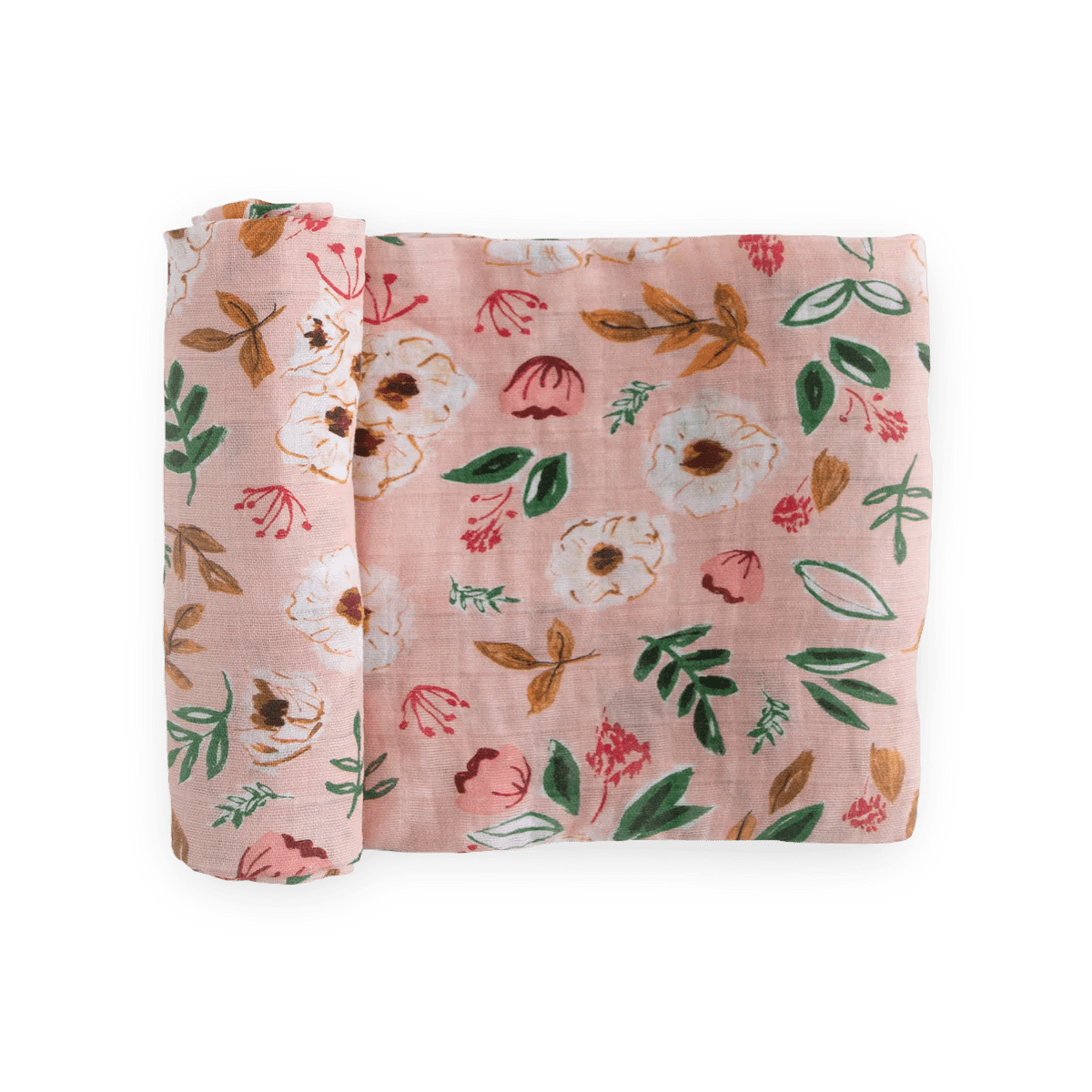 Cotton Muslin Swaddle: Vintage Floral - DIGS