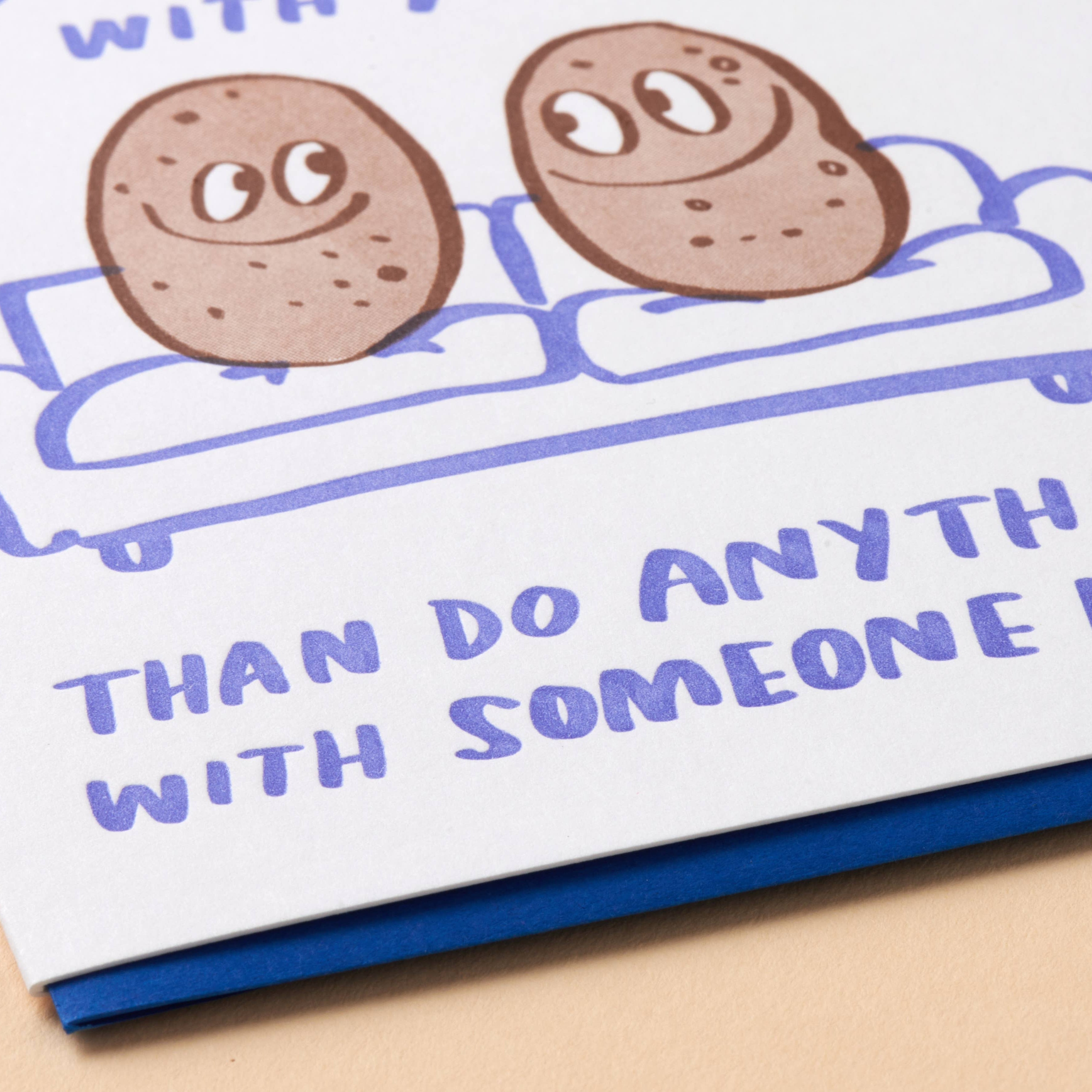 Couch Potatoes Love Card - DIGS