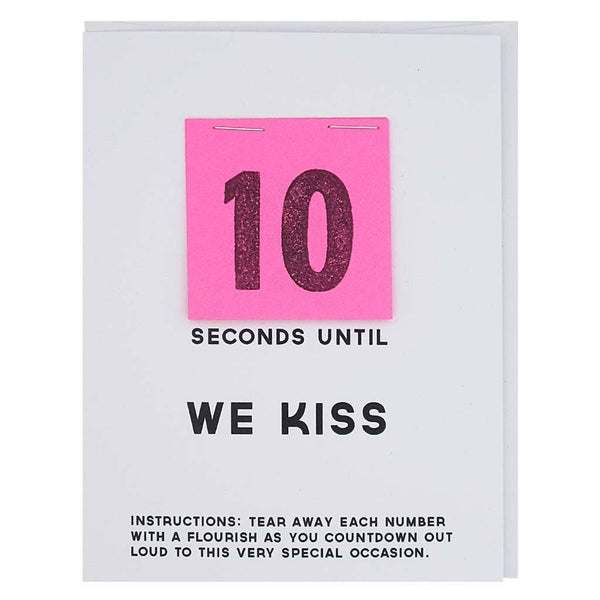 Countdown Kiss Love Card - DIGS