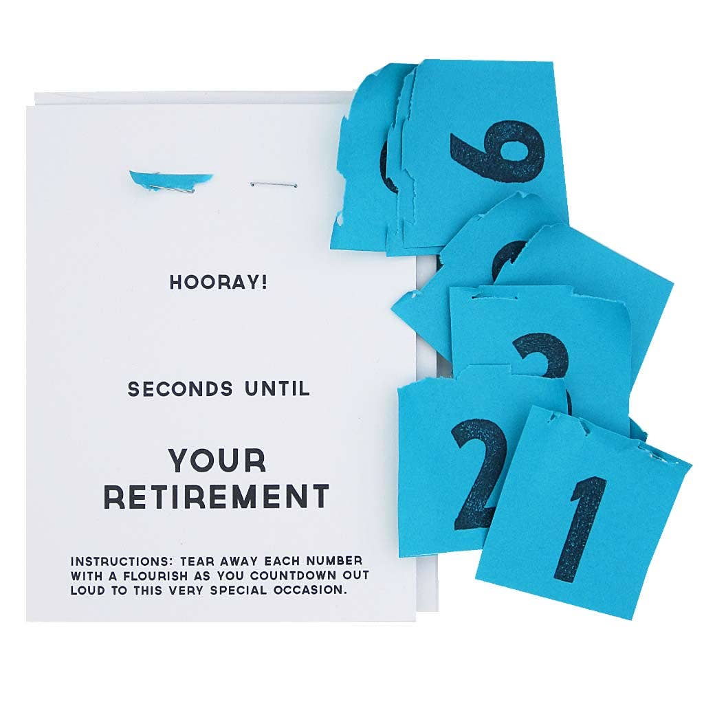 Countdown Retirement Card - DIGS