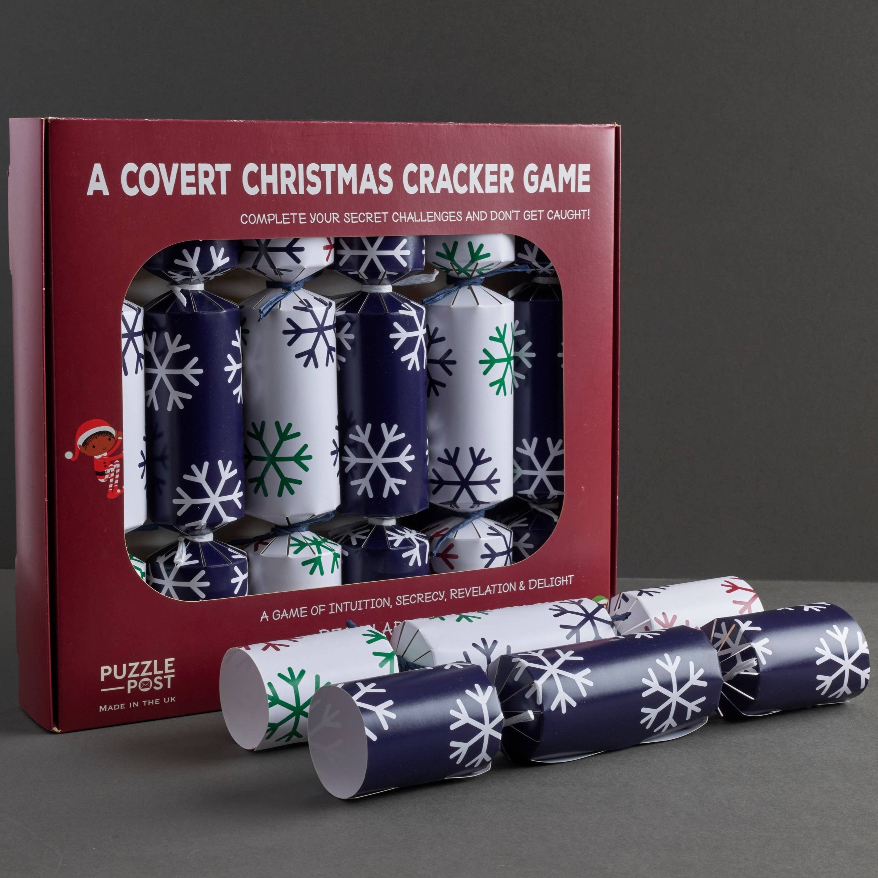 Covert Game Christmas Crackers, Set/6 - DIGS
