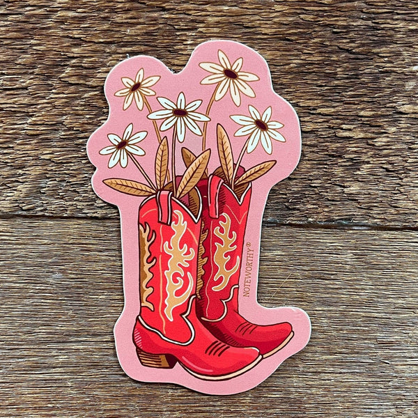 Cowboy Boots Sticker - DIGS