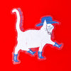 Cowboy Cat Sticker - DIGS